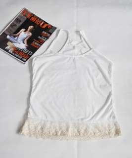 DINO09 Sexy Chic Lady Lace Cloak Cover Up Tops Blouse Vest Two Piece 