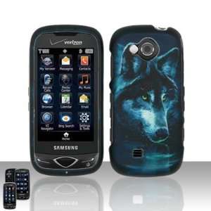  Blue Moon Wolf Rubberized Snap on Hard Cover Protector 