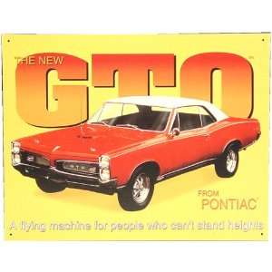  Pontiac 1967 GTO Metal Sign 