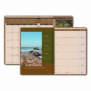   Weekly/Monthly Planner, 8 1/2 x 11, Brown (1 Each)