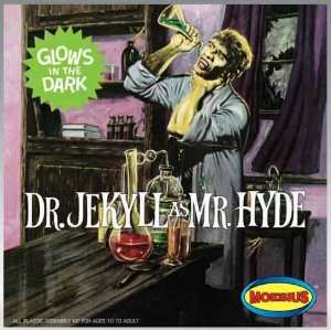   Moebius DR JEKYLL AS MR HYDE Glow in the Dark Model Kit Toys & Games