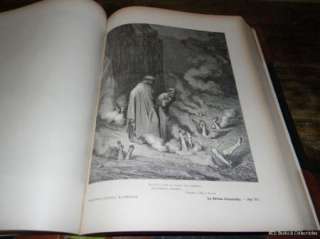 The Divine Comedy HC/Leather 1904 Dante Alighieri Illustrated Gustave 