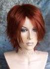 Womens/Wom​ans Auburn Red Short Wig/Wigs UK