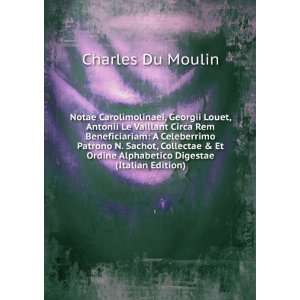   Alphabetico Digestae (Italian Edition) Charles Du Moulin Books