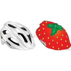   Youth White Helmet with Strawberry Nut Shell One Size Sports