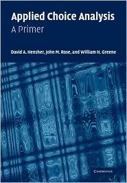   Primer, (0521605776), David A. Hensher, Textbooks   