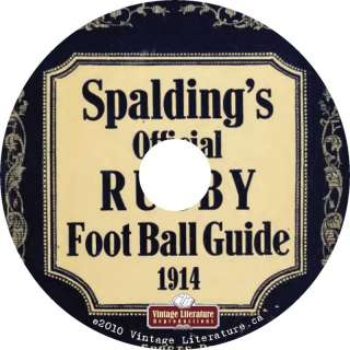 Spaldings Official Rugby Football {3} Guides on CD  
