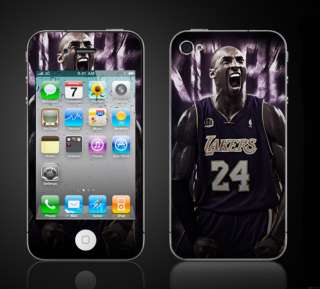 iPhone 4 Kobe Bryant Skin lakers # 24 yelling ip4kobe3  