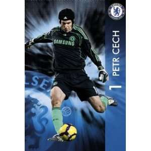  Football Posters Chelsea   Cech 09/10   35.7x23.8 inches 