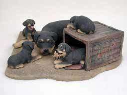 ROTTWEILER ROTTIE CANDLE TOPPER FOR 3 OPENING JAR CANDLES + FREEBIES 