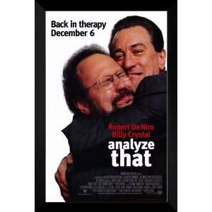  Analyze That FRAMED 27x40 Movie Poster Robert De Niro 