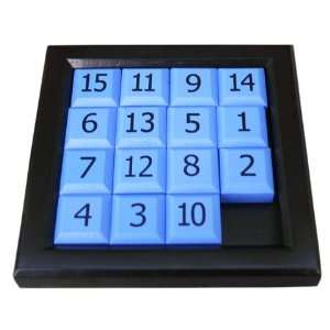  James 15 pc Wooden Puzzle in Black and Blue