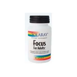  Solaray   Focus For Adults, 60 capsules Health & Personal 