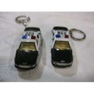  Diecast Chevy Caprice Edition Highway Patrol car Key Chain 