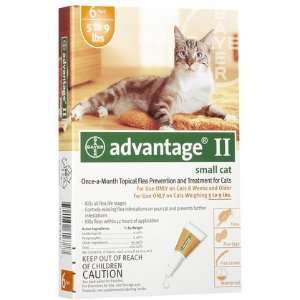 Bayer Advantage II Topical Flea Control   Small Cat   6 pack (Quantity 