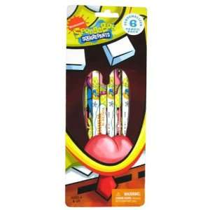  Sponge Bob 6pk #2 Pencil on Reverse Blister (2 Packs/12ct 