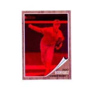 2011 Topps Heritage Minors Red Tint #10 Julio Rodriguez   Clearwater 
