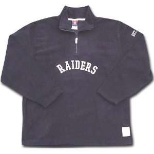  Oakland Raiders Grid Iron Classic Micro Fleece Jacket 