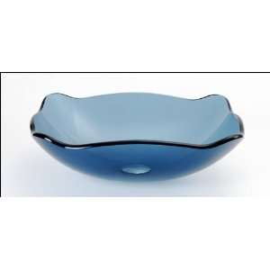 DreamLine Glass Vanity Sink DLBG15B DG. W 19 X D 15 3/8 X H 6 3/8 