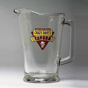  Personalized Red Tavern Beer Pitcher