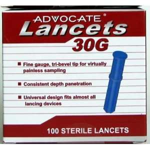  advocate sterile lancets 100 ea