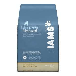 Iams Simple and Natural Chicken, Rice & Barley Recipe, 22 Pound 