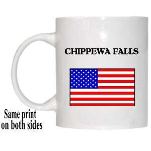  US Flag   Chippewa Falls, Wisconsin (WI) Mug Everything 