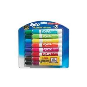   856080 Low Odor Dry Erase Marker Chisel PoInt 16/Pk from Office Depot