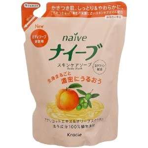 JAPAN Kracie Naive Body Soap olive 420mll REFIL  