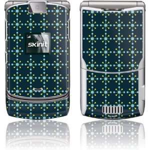  Teal Asterisk skin for Motorola RAZR V3 Electronics