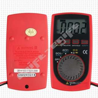 UT10A Digital LCD Pocket Auto Range Multimeter Volt Ohm  