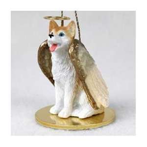  Siberian Husky (Red and White) Angel Ornament