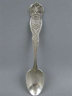 Wisconsin State Silverplate Spoon WM Rodgers & Son AA  