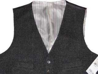 475 NWT POLO RALPH LAUREN MENS MADE IN ITALY WOOL & ANGORA GREY VEST 