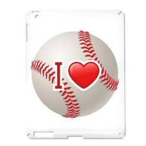 iPad 2 Case White of I Love Baseball 