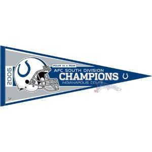  Indianapolis Colts 2006 AFC South Division Champ Pennant 