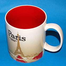2009 Starbucks Paris Eiffel Tower City Mug Series NEW  