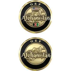   Afghanistan   Good Luck Double Sided Collectible Challenge Pewter Coin