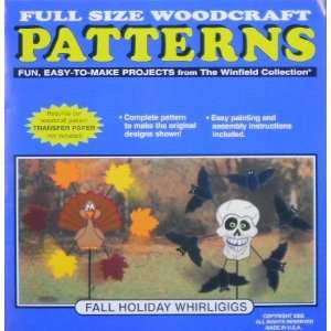    Fall Holiday Whirligigs Woodcraft Pattern Patio, Lawn & Garden
