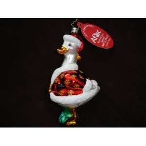   Radko Christmas Ornament Aflac Santa Duck