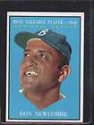 1961 TOPPS 483 DON NEWCOMBE MVP TIP TOUCHES NO CREASES  