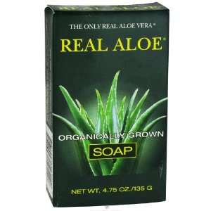  Real Aloe   Organically Grown Aloe Vera Bar Soap   4.75 oz 