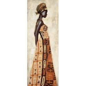  Femme Africaine I by Jacques Leconte 10x28 Health 