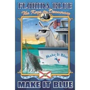  Exclusive By Buyenlarge Florida Blue   The Keys to 