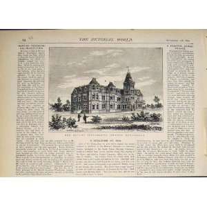    Baptist Theological College Manchester England 1874
