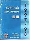 1997 1998 Chevrolet GMC C/K Truck Service Manual CNG