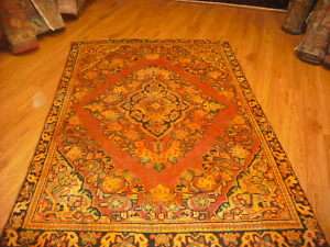 Ca1880 ANTIQUE PERSIAN SULTANABAD SAROUK(MAHAL) 4x7 RUG  