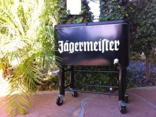 Jagermeister Jager Stand Up Beer Cooler With Wheels LOOK tap machine