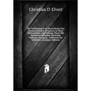   Enklaven Zu Schlesien (German Edition) Christian D Elvert Books