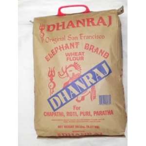  Dhanraj Wheat Flour in Red pack   20 lbs 